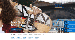 Desktop Screenshot of ewz.ch